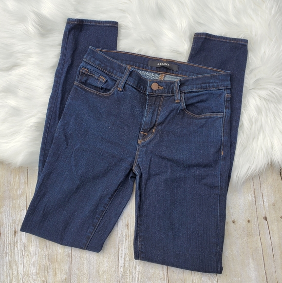 J BRAND Dark Skinny Starless Jeans Size 27 EUC - Picture 3 of 6